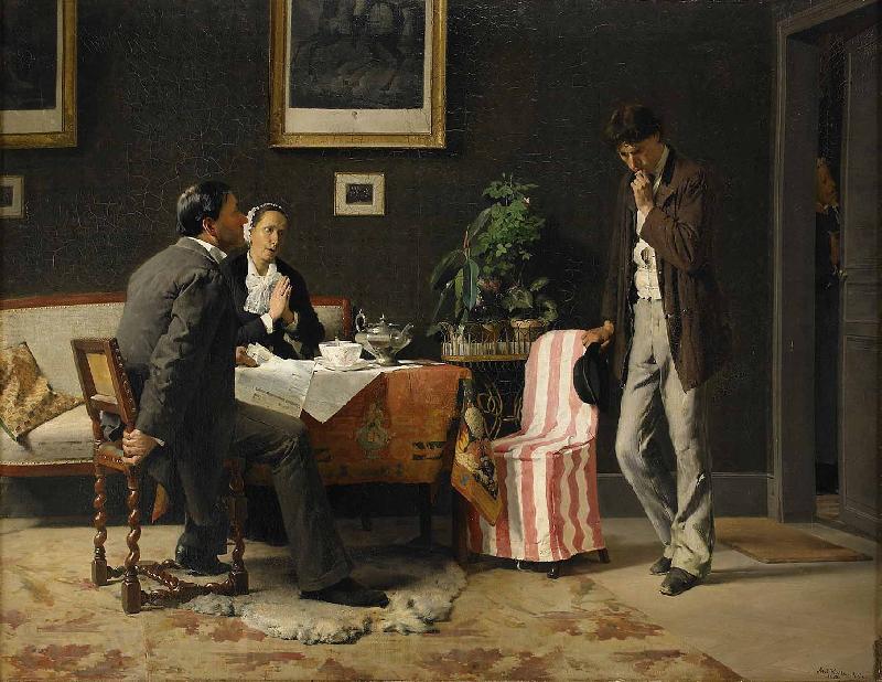 Axel Kulle The return of the prodigal son France oil painting art